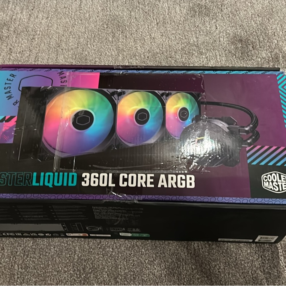 MasterLiquid 360L Core ARGB Liquid Cooler - Black